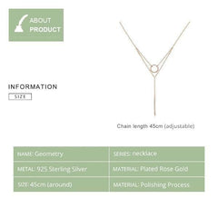 Geometric Copper Necklace