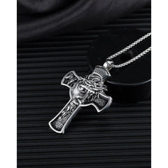 Steel Crucifix Cross Pendant