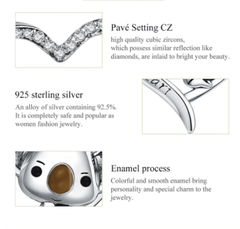 Silver Koala Heart Pendant Necklace