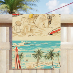 Vintage Beach Towel