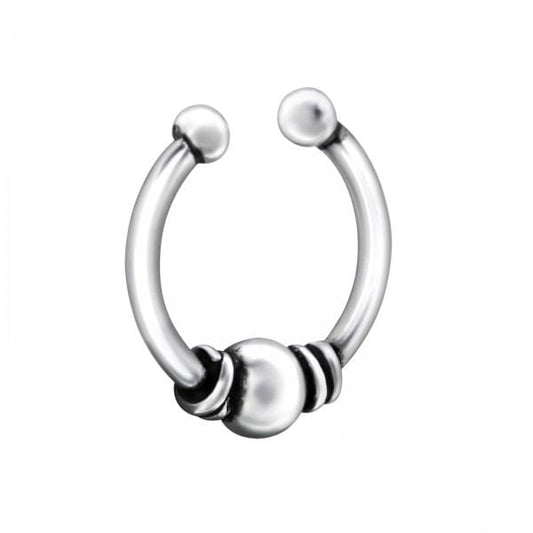 Silver Bali Nose Ring