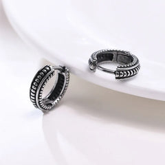 Mens Vintage Tyre Earrings