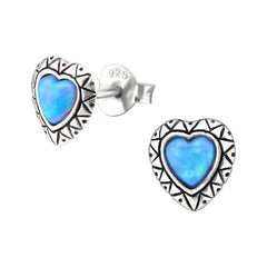 Heart Stud Earrings