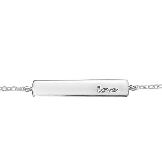 Sterling Silver Bar Bracelet