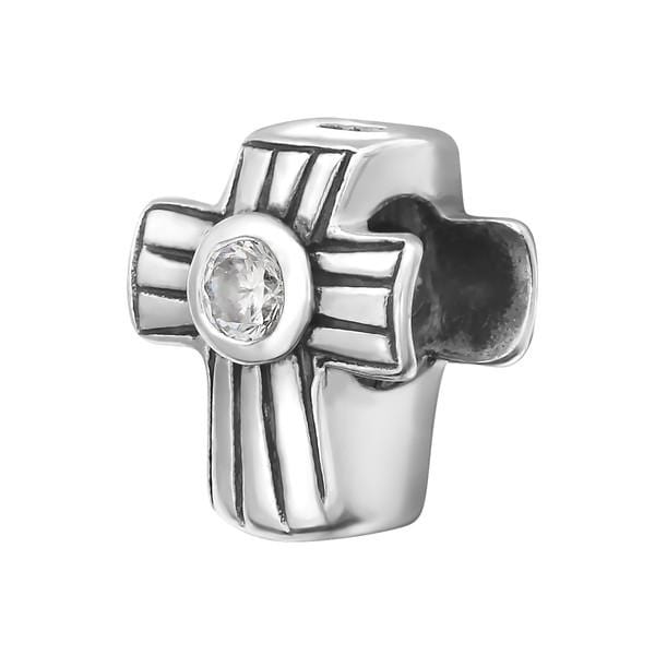 Sterling Silver Cross Bead