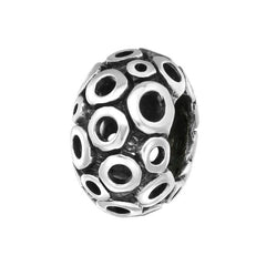 Silver Bubble Charm Bead