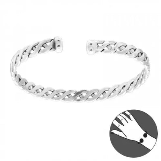 Silver Celtic Knot Bangle