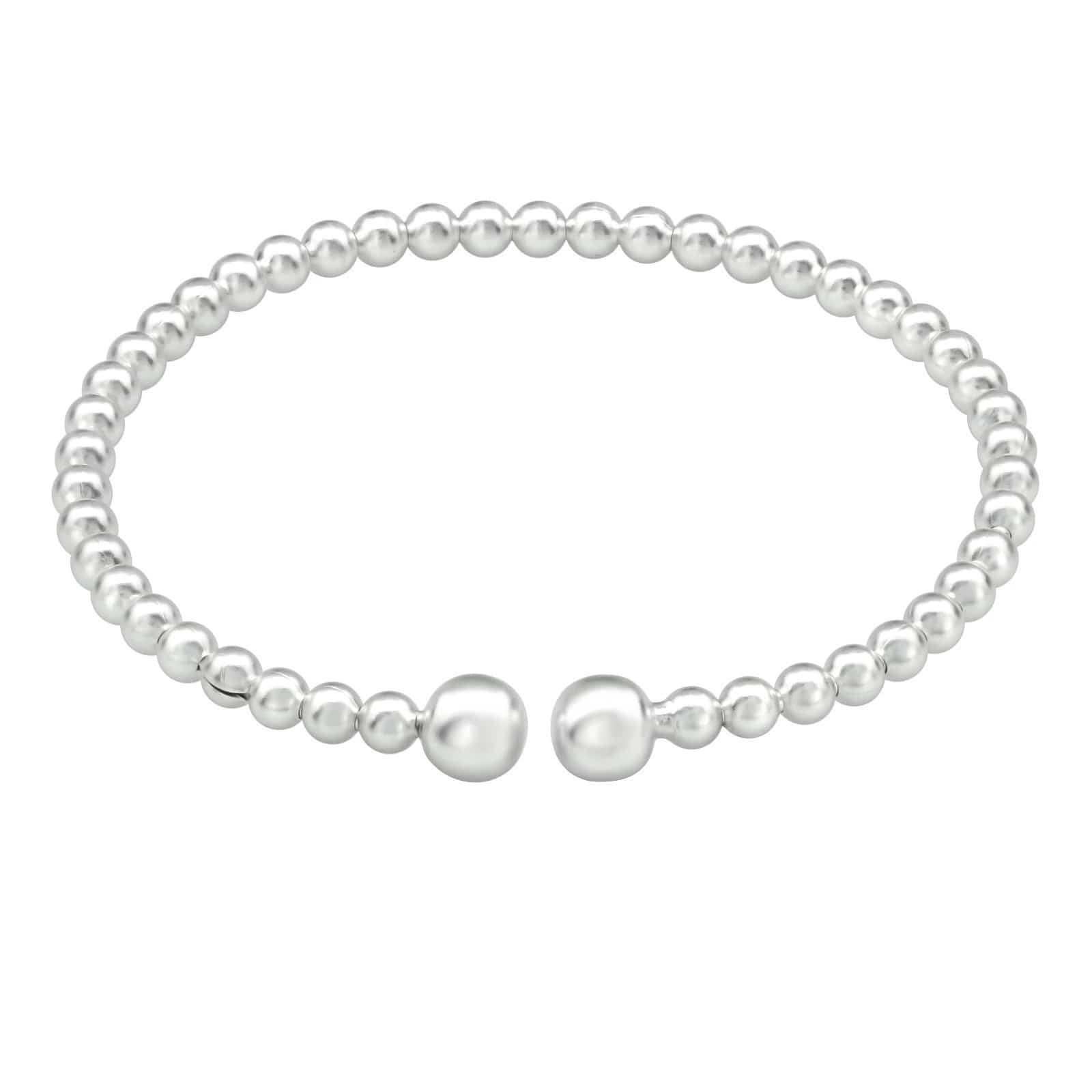 Sterling Silver Ball Bangles for Women