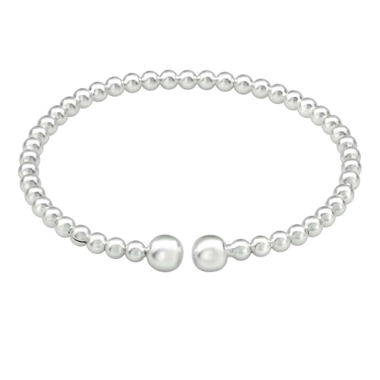 Sterling Silver Ball Bangles for Women