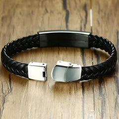 Stainless Steel Engravable Bracelet for Men