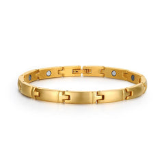 Womens Gold Magnetic Therapy Bracelets