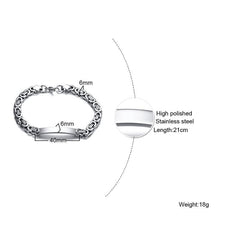 Stainless Steel Engravable Bracelet