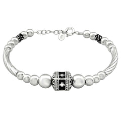Silver Bali Bracelet