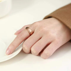 Women Rose Gold Spinner Ring