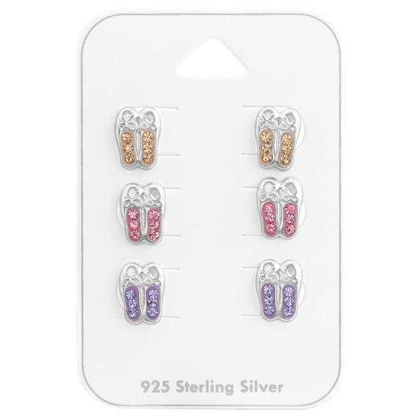 Ballerina Shoes  Earrings Set for Kids