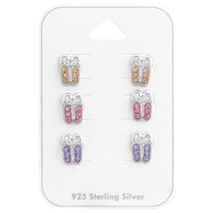 Ballerina Shoes  Earrings Set for Kids
