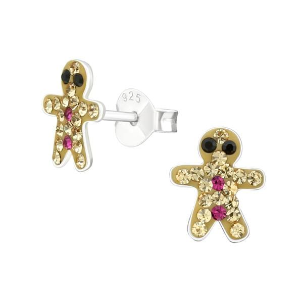 Kids Silver Gingerbread Man Earnings