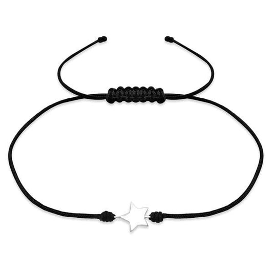 Silver Star Adjustable Bracelet