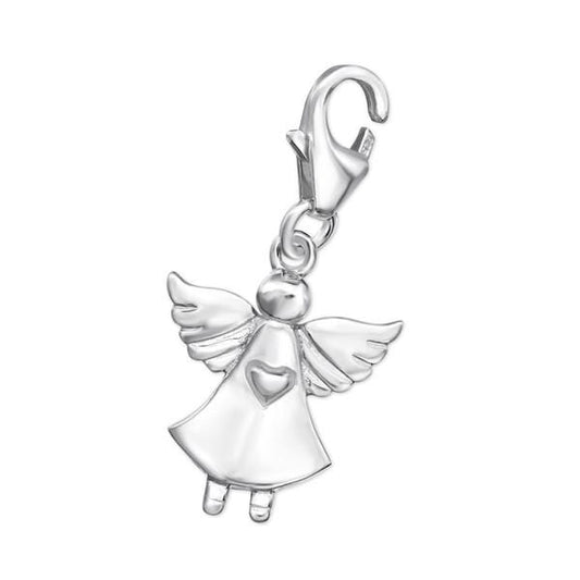 Silver Fairy Charm with Clip