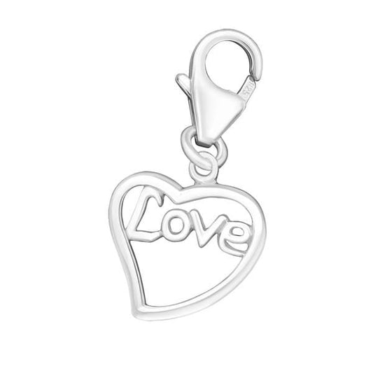 Silver Heart Charm