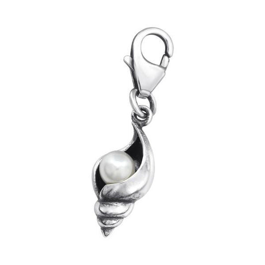 Silver Shell Charm
