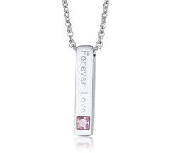 Stainless Steel Forever Love Couple Necklace