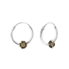 Silver Hoop Earrings For Women