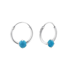 Silver Hoop Earrings For Women