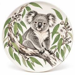 Koala in Eucalyptus Canopy Wall Plate