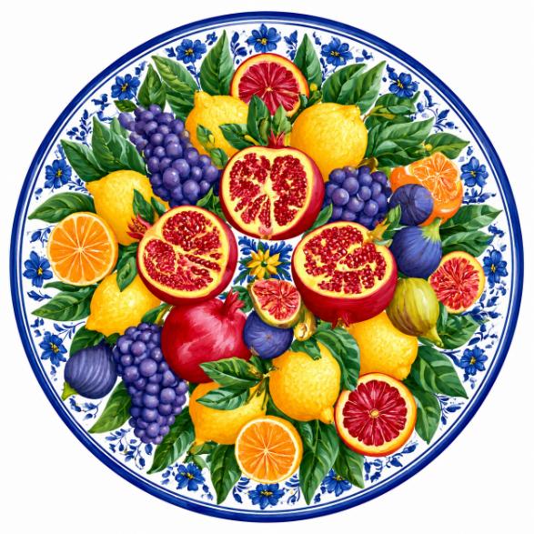Mediterranean Citrus Harvest Wall Plate