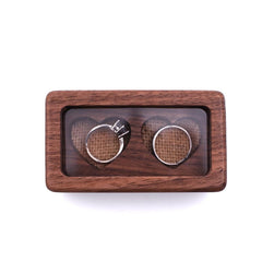 Wooden Double Ring box