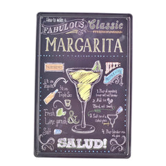 Margarita 3D Embossed Poster