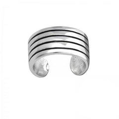 Silver Patterned Ear Cuff
