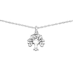 Sterling Silver Celtic Tree Choker Neckalce