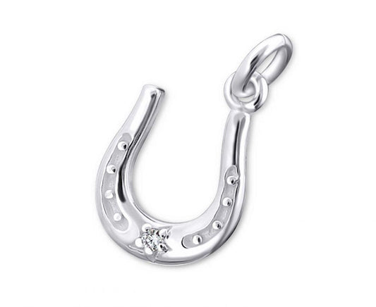 Silver Horse Shoe Pendant