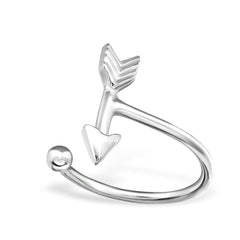 Silver Arrow Ear Cuff Warp