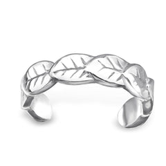 Silver Leafs Ear Cuff Warp