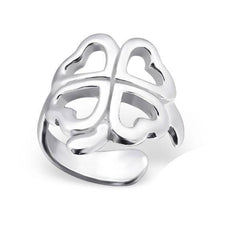 Sterling Silver Shamrock Ear Cuff