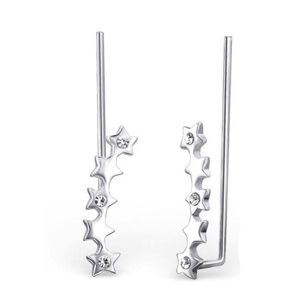 Silver Stars Ear Cuff