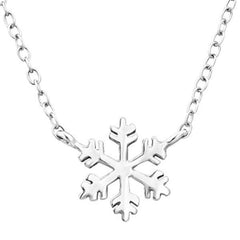 Silver Snowflake Necklace