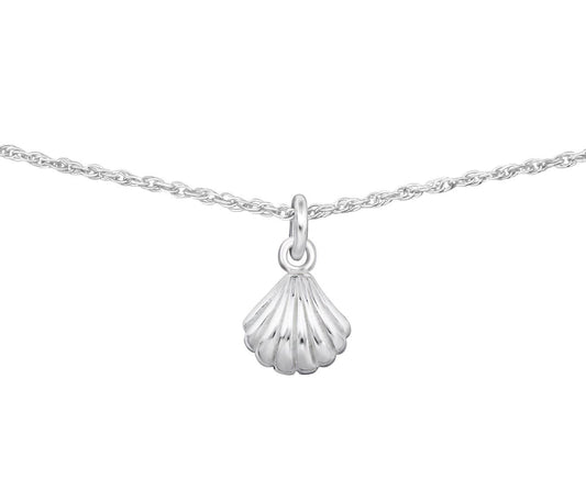 Sterling Silver Shell Choker