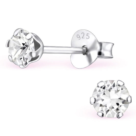 Silver Stud Earrings