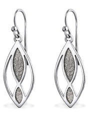 Silver Infinity Drop Earrings