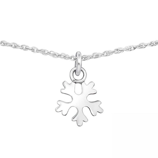 Silver Snowflake Choker