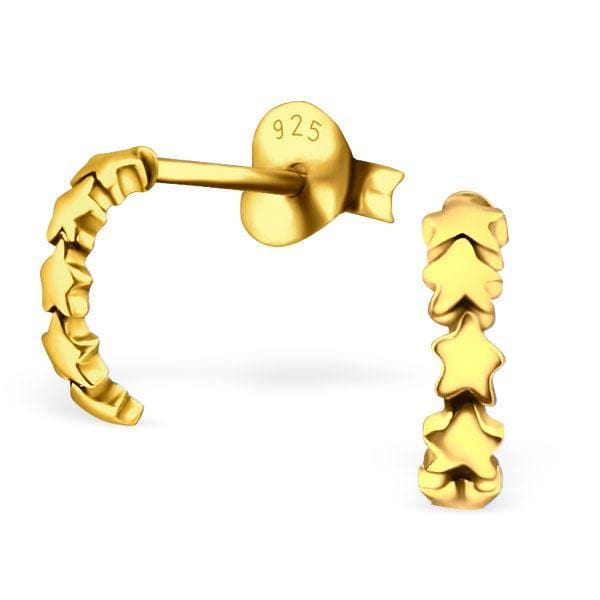 Gold Star Ear Studs