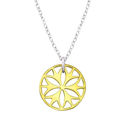 Silver Mosaic Necklace