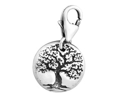 Sterling Silver Tree Of Life Clip on Charm