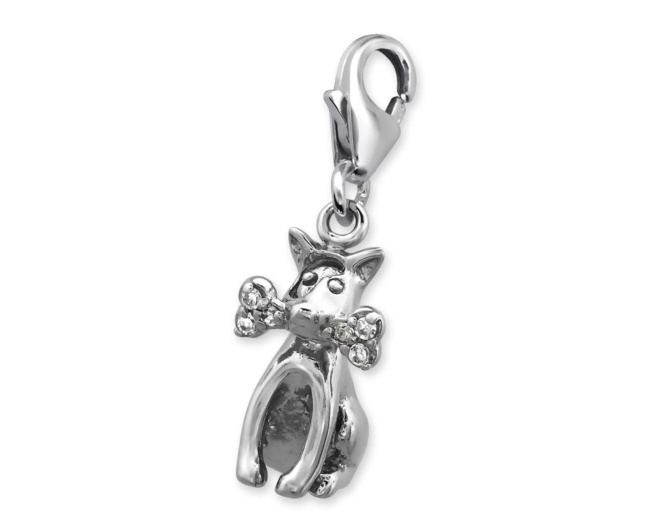 Sterling Silver Dog Charm