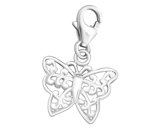 Sterling Silver Butterfly Charm