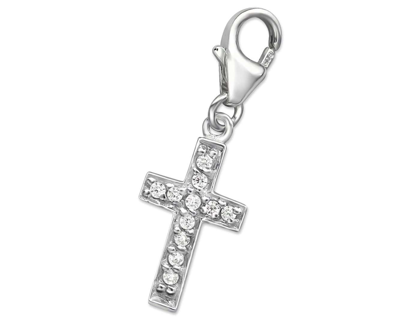 Sterling Silver Silver Cross Charm